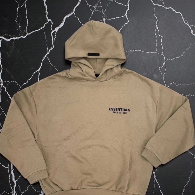 Fear of God Essentials (FW24) Hoodie - Desert Sand - Size XL